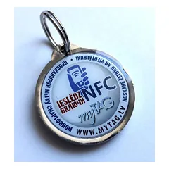 NFC piekariņš Ntag216 metall — 1 nuotrauka
