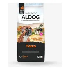 AlDOG Grain Free Terra begrūdis sausas maistas šunims su jautiena, 10kg