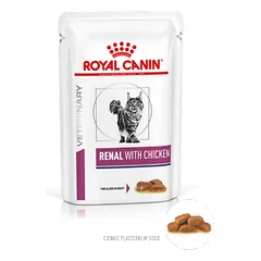 ROYAL CANIN Renal su vištiena 12x85g paketėlis