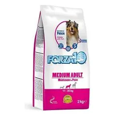 Forza10 Medium Adult Maintenance Fish sausas maistas vidutinių veislių šunims, 2 kg