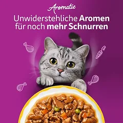 Whiskas 1+ Aromatic Selection drėgnas maistas katėms 48 x 85 g — 5 nuotrauka