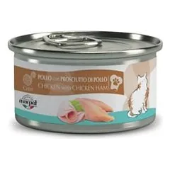Marpet Chef Cat Chicken With Chicken Ham drėgnas papildomas maistas suaugusioms katėms, 80 g