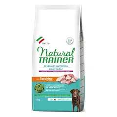 Natural Trainer Light in Fat Adult Medium & Maxi su kalakutiena, sausas maistas šunims — 2 nuotrauka
