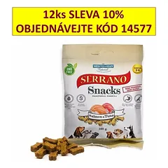 Serrano užkandis šuo lašiša ir tunas 100 g
