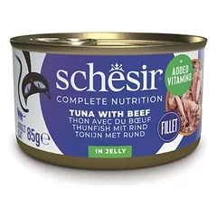 Schesir tunas su jautienos filė drebučiuose 85 g
