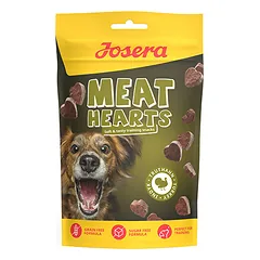 Josera Dog mėsos širdelės su kalakutiena, skanėstai šunims 70 g parduotuvėje Petz.lt