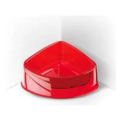 Georplast kampinis plastikinis dubenėlis didelis, 0,82 l, 24,5x19x9,5 cm