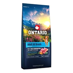Ontario Adult All breeds Monoprotein Tuna & Sweet potatoes 12kg