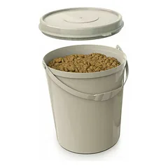 Tvertne dzīvnieku barībai ar vāku Crocky 5.5l 19.5xh23cm