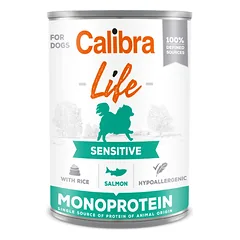 CALIBRA Dog Life Sensitive Salmon with rice 400g