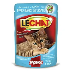 LeChat Pouch Adult Chunkies with Atlantic Ocean Fish 100 g nuotrauka