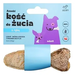AZANKI Lašišos žuvies kaulas šunims 12cm