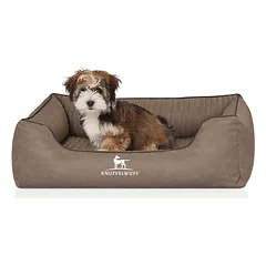 Knuffelwuff ortopedinis guolis šunims Columbia iš lazeriu dygsniuotos dirbtinės odos, Mažiems 5–10 kg — 5 nuotrauka