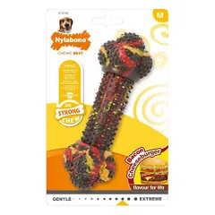 Nylabone Strong kramtymo kaulas su šoninės ir sūrainio skoniu šunims