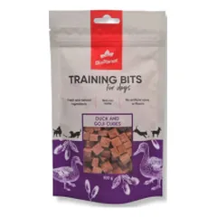 BioPlanet Training Bits skanėstai antienos ir goji uogų kubeliai šunims