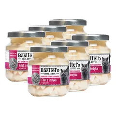 Basttet'o Holistinė kalakutienos filė galetėje sterilizuotoms katėms 6x130g