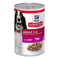 Hills Sience Plan Adult Beef drėgnas maistas šunims su jautiena, 370 g