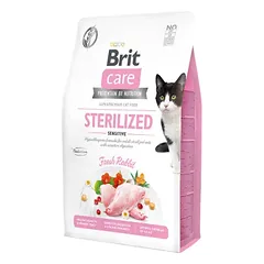 Brit Care Cat GF Sterilized Sensitive sausas maistas katėms 2kg. – 7kg.