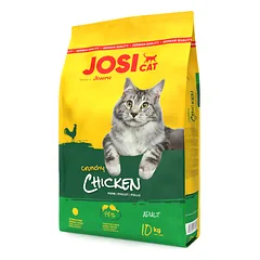 JosiCat Crunchy Chicken sausas maistas katėms su vištiena, 10 kg