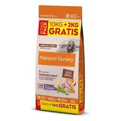 Nature's Variety No Grain Medium/Maxi Adult Truthahn