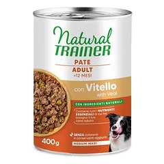 Natural Trainer Pate Medium & Maxi Adult drėgnas maistas šunims — 5 nuotrauka