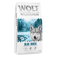 Wolf of Wilderness Adult "Blue River" su lašiša (perkamiausias), sausas maistas šunims, 12 kg Neu — 3 nuotrauka