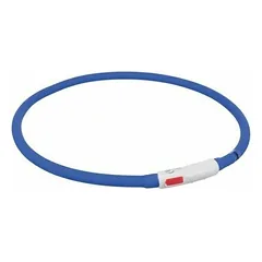 Trixie Dog Flash Light Ring USB XS-XL 70 cm / Ø 10 mm Royal Blue