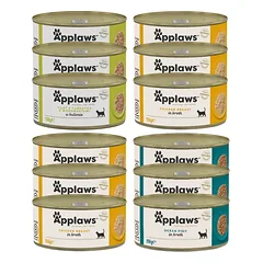 Applaws kačių maisto mišinys, 12 x 156 g skardinės