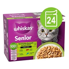 Whiskas Megapack Senior maišeliai, drėgnas maistas katėms 24 x 85 g