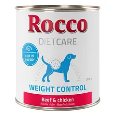 Rocco Diet Care Weight Control su jautiena ir vištiena, drėgnas maistas šunims 800 g