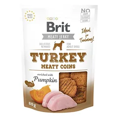 "BRIT Jerky Snack" kalakutienos monetos su moliūgais 80g