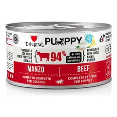 DISUGUAL Puppy konservas šuniukams su jautiena 150g (12)
