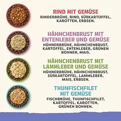Applaws Taste Toppers Pouch sultinyje, drėgnas maistas šunims, ekonominė pakuotė 24 x 85 g, 80 - 99 g — 2 nuotrauka