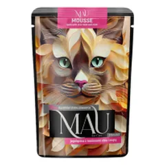 Mau Mousse konservai sterilizuotoms katėms su ėriena, chia sėklomis ir mėtomis, 85 g