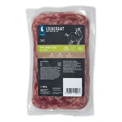 Liebesgut Hundefutter 14 x Barf-Menü Ziege mit Gemüse