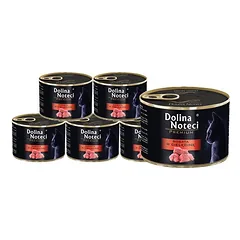 DOLINA NOTECI Premium veršienos turtingas ėdalas suaugusioms katėms 12x185 g — 1 nuotrauka