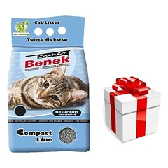 SUPER BENEK Żwirek Compact 10l + STAIGMENA KATEI
