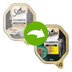 Sheba Megapack lėkštelės, drėgnas maistas katėms 22 x 85 g — 2 nuotrauka