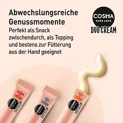 Cosma DUO Cream skanėstai katėms, ekonominė pakuotė 24 x 14 g