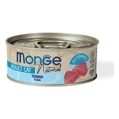 Monge Natural su tunu, drėgnas maistas katėms 80 g parduotuvėje akvanamai.lt