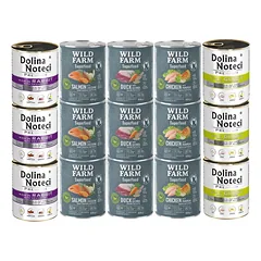 Dolina Noteci PREMIUM + WILD FARM supermaisto mišinys 30x800g