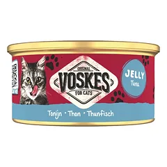 VOSKES Jelly Tuna 85 g 100% tunas želė, papildoma maisto produktas katėms