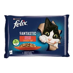 FELIX Kaimo skonių želė su jautiena ir vištiena 4x85g