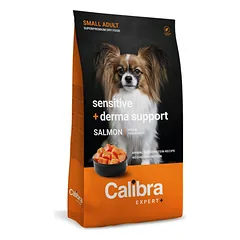 CALIBRA Dog EXPERT+ Adult Sm.Sensi.&Derma sausas pašaras mažų veislių jautriems šuinims, 6 kg