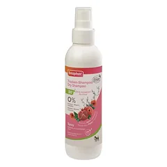 Beaphar BIO Dry Shampoo Spray sauso šampūno purškiklis plaukų priežiūrai šunims ir katėms, 200 ml