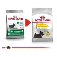 ROYAL CANIN CCN Mini Dermacomfort sausas maistas suaugusių mažų veislių šunims su jautria oda, linkęs į dirginimą 16 kg (2 x 8 kg)