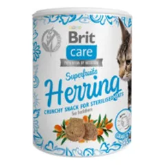 Brit Care Cat Superfruits Herring begrūdžiai skanėstai katėms
