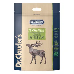 DR.CLAUDER'S Trainee Snack skanėstai kubeliais su elniena šunims ir katėms, 80 g