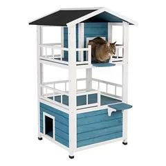 zooplus Exclusive namelis katėms Penthouse, L 72 x B 72 x H 124 cm — 3 nuotrauka