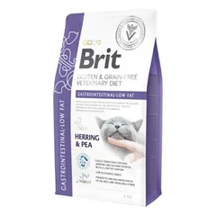 Brit Veterinary Diets Cat Gastrointestinal-Low fat sausas maistas katėms 2kg